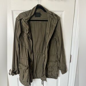 Talula Olive Utility Jacket for Women